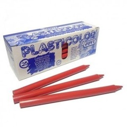 Ceras Jovi Plasticolor Rojo Estuche Unicolor 25 Uds