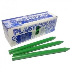 Ceras Jovi Plasticolor Verde Claro Estuche Unicolor 25 Uds