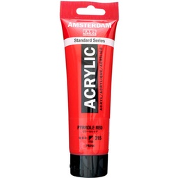 Acrílico Amsterdam 120 Ml Rojo Pyrrole