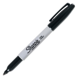 Rotulador Sharpie Marcador Permanente Negro Punta Fina