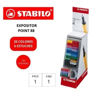 [118904] ROTULADOR STABILO POINT 88 EXPOSITOR 200 ROTULADORES