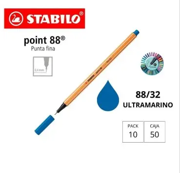 [119904] ROTULADOR STABILO POINT 88 AZUL ULTRAMAR