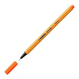 Rotulador Stabilo Point 88 Naranja Neon