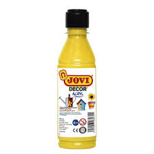 Pintura Acrilica Jovi 250ml Amarillo