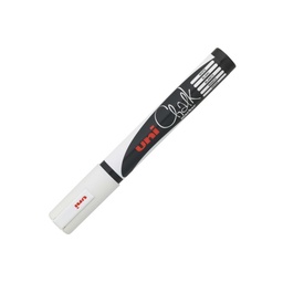 Rotulador Uni Chalk Tiza Líquida Blanco