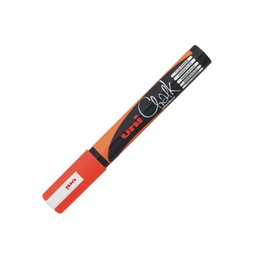 Rotulador Uni Chalk Tiza Líquida Naranja