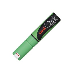 Rotulador Uni Chalk Marcador De Tiza Líquida 8 Mm Verde
