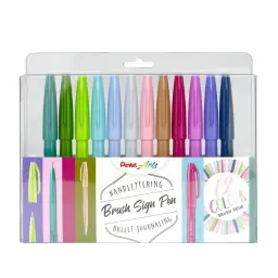 Rotulador Pentel Pastel 12 Colores