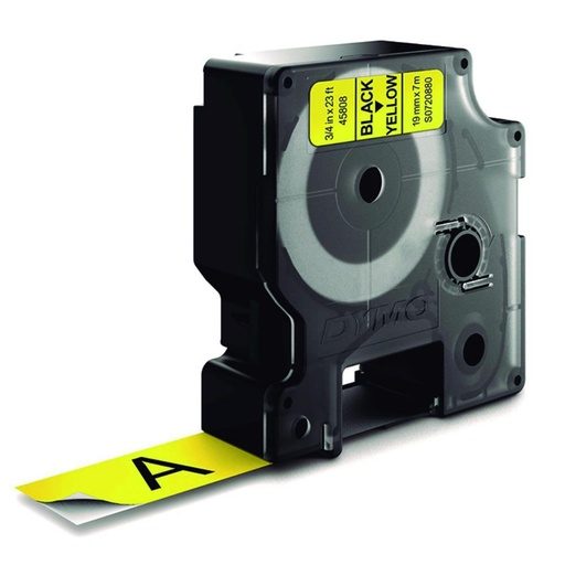 [249936] CINTA DYMO D1 19MM×7M NEGRO/AMARILLO 