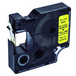 Cinta Dymo D1 9mm×7m Negro/Amarillo