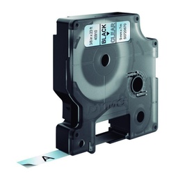 Cinta Dymo D1 9mm×7m Negro/Transparente