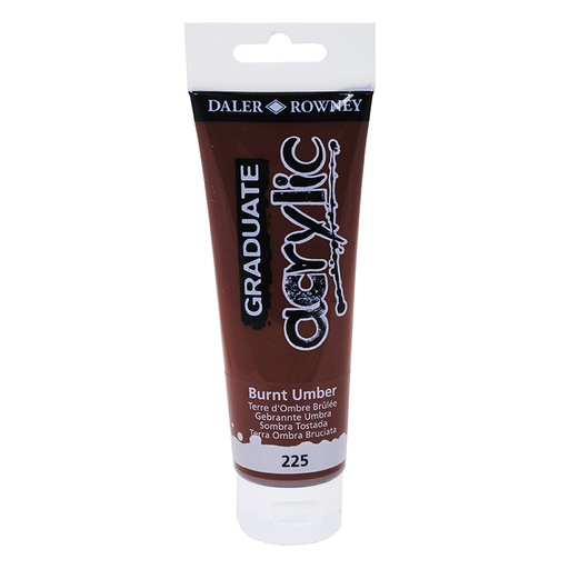 [649079] PINTURA ACRÍLICO GRADUATE DALER-ROWNEY 120 ML SOMBRA TOSTADA (225)