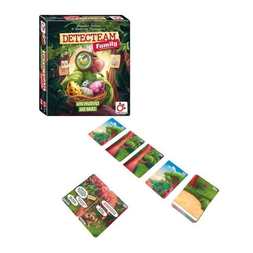 [710464] JUEGO DE CARTAS MERCURIO DETECTEAM FAMILY: UN HUEVO DE MÁS