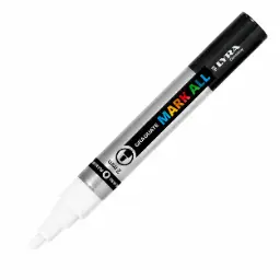 Rotulador Acrílico Lyra 2mm Blanco Graduate Mark All