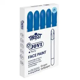 Barra De Maquillaje Twist Make-Up Azul Oscuro Jovi