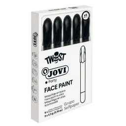 Barra De Maquillaje Twist Make-Up Negro Caja Jovi