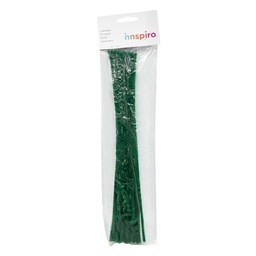 Limpiapipas Chenilla Verde 4mmx30cm Pack 50u