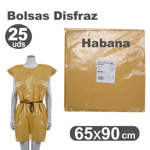 [513010] BOLSA DE DISFRAZ HABANA 60×90 CM 