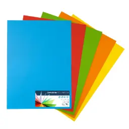 CARTULINAS RAYLU COLORES VIVOS SURTIDOS DE 50x65CM 180 GRAMOS PACK 25 HOJAS RAYLU