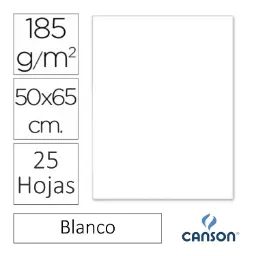 Cartulina Canson Iris 50×65cm Blanco