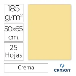 Cartulina Canson Iris 50×65cm Crema