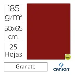 Cartulina Canson Iris 50×65cm Granate