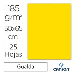 Cartulina Canson Iris 50×65cm Gualda