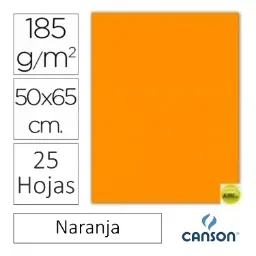 Cartulina Canson Iris 50×65cm Naranja