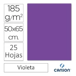 Cartulina Canson Iris 50×65cm Violeta