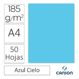 Cartulina Canson Iris A4 Azul Cielo