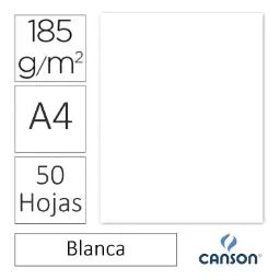 Cartulina Canson Iris A4 Blanca