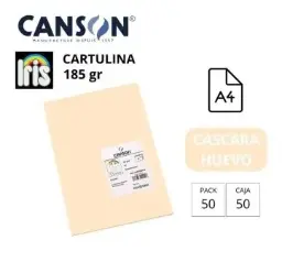 Cartulina Canson Iris A4 Cascara De Huevo