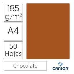 Cartulina Canson Iris A4 Chocolate