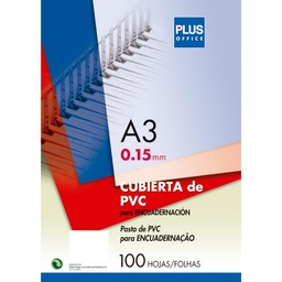 Cubierta Encuadernar A3 Cristal 200m 100uds