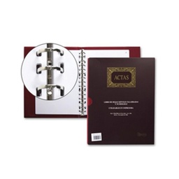 Libro Actas Moviles A4 100 Miquelrius