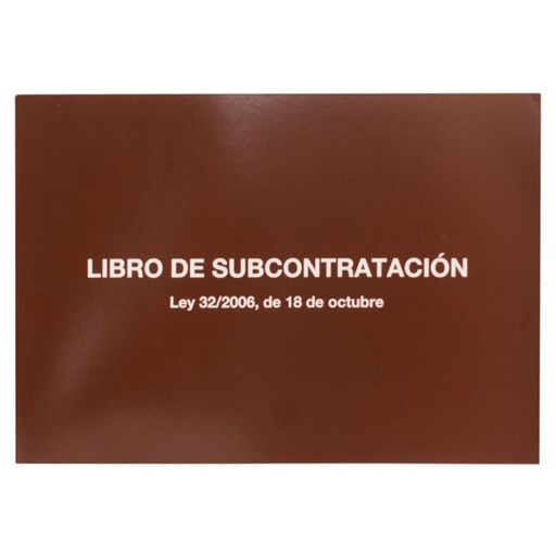 [029103] LIBRO DE SUBCONTRATACIÓN MIQUELRIUS A4 APAISADO
