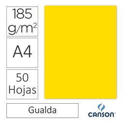 Cartulina Canson Iris A4 Gualda