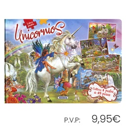 Libro Susaeta Puzzle Unicornios