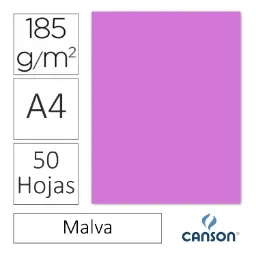 Cartulina Canson Iris A4 Malva