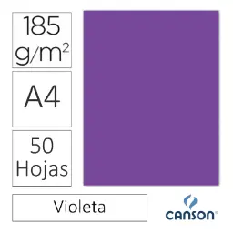 Cartulina Canson Iris A4 Violeta