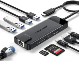 Hub 5 Puertos Hdmi+usb 3.0+microsd/Sd