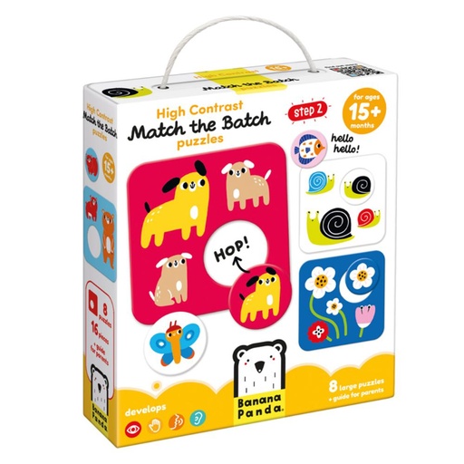 [670501] PUZZLE BANANA HIGH CONTRAST MATCH THE BATCH