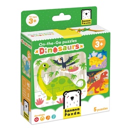 Puzzle Banana On-The-Go Dinosaurs