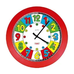Reloj Didactico Numeros 28cm Henbea