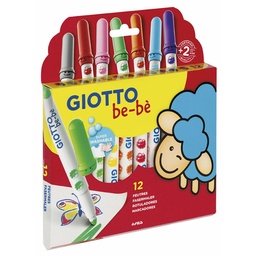 Rotulador Giotto Super Bebe Caja 12 Colores Surtidos