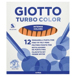 Rotulador Giotto Turbo Color Unicolor Carne 12 Uds