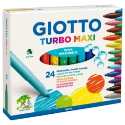 Rotulador Giotto Turbo Maxi Caja 24 Colores