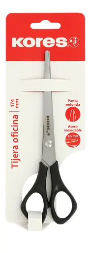 [040048] TIJERAS KORES 17CM ACERO INOXIDABLE SURTIDO