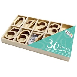 Rms Números De Madera Craft Sensations