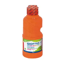 Témpera Giotto 250g Naranja Fluorescente